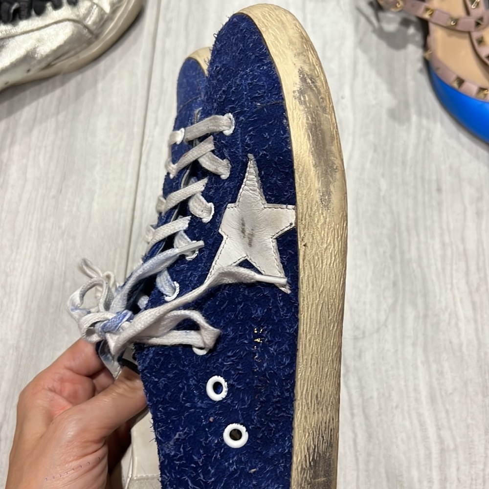 Golden goose blue/white sneakers - Picture 6 of 7